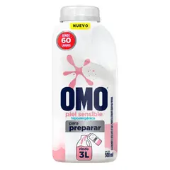 OMO - Detergente Líquido Piel Sensible 500 ml para Diluir Rinde Más