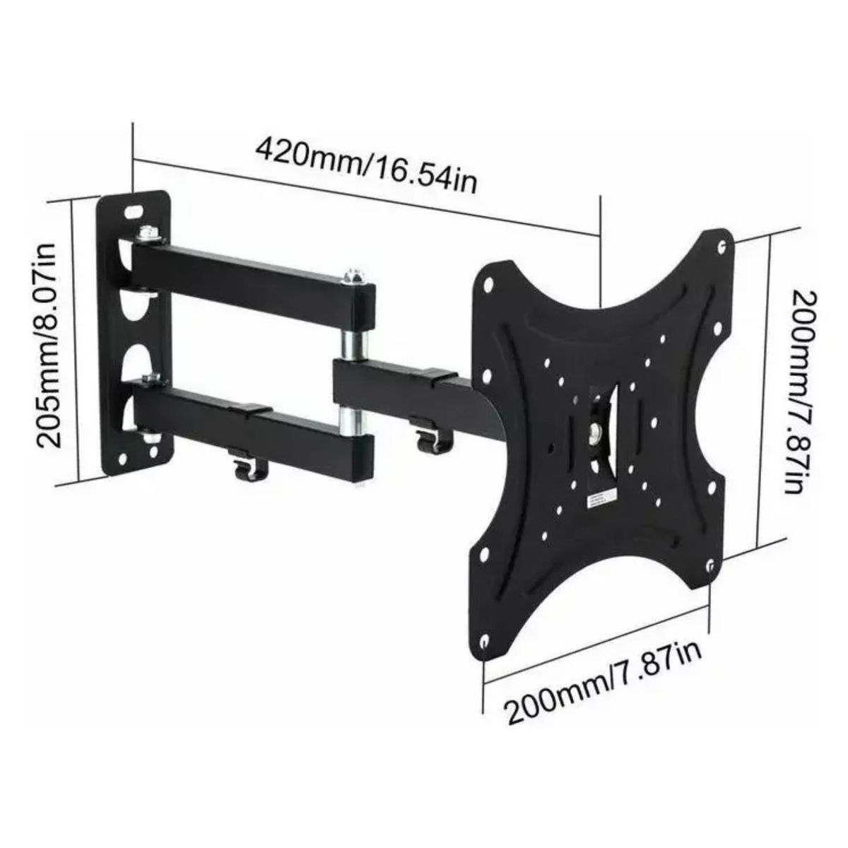GENERICO - Soporte De Tv Con Brazo Para Pantallas Pulgadas De 17 A 42 Color Negro