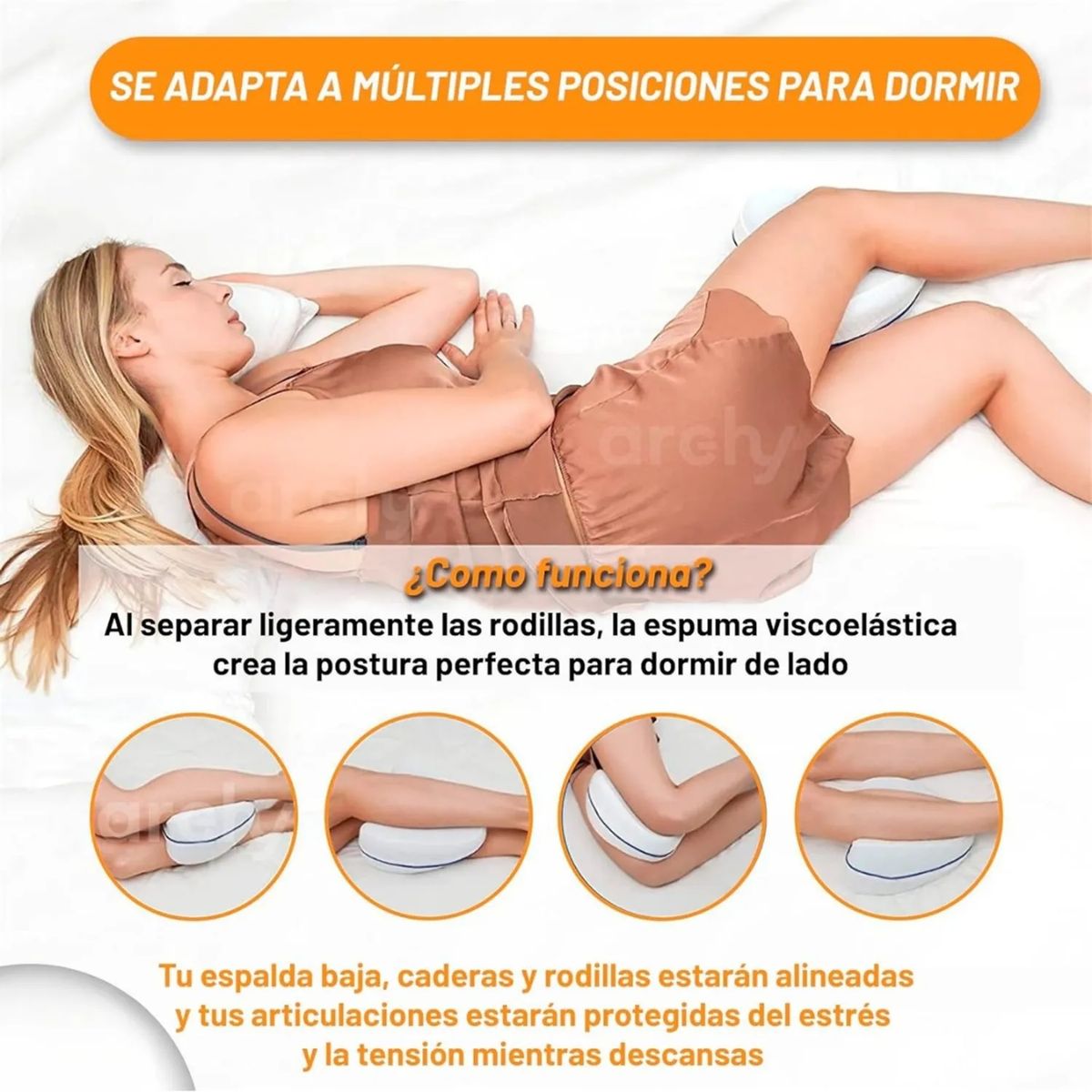 MOVI - Almohada para piernas ten un mejor descanso