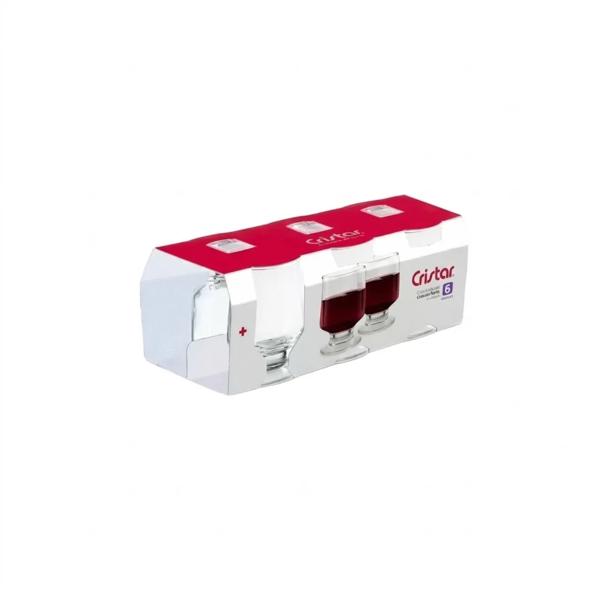 CRISTAR - Display 6 Copas Vino Tinto Lexington 172 Ml Cristar