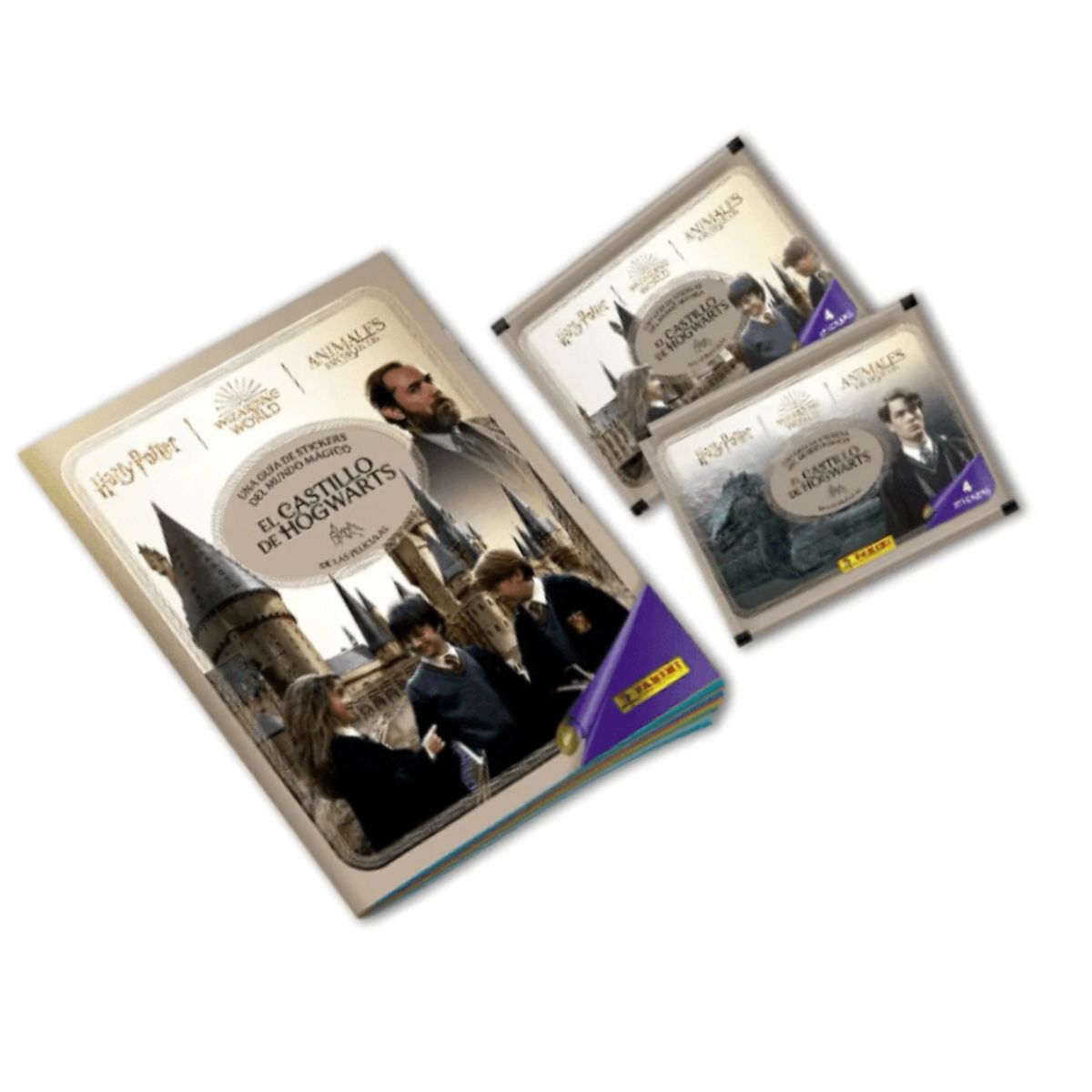 PANINI - ÁLBUM TAPA BLANDA HARRY POTTER EL CASTILLO DE HOGWARTS + 40 SOBRES