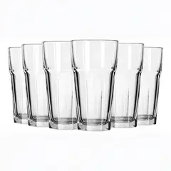CRISTAR - Set 6 Vasos Alto Cooler Lisboa 493 Cc