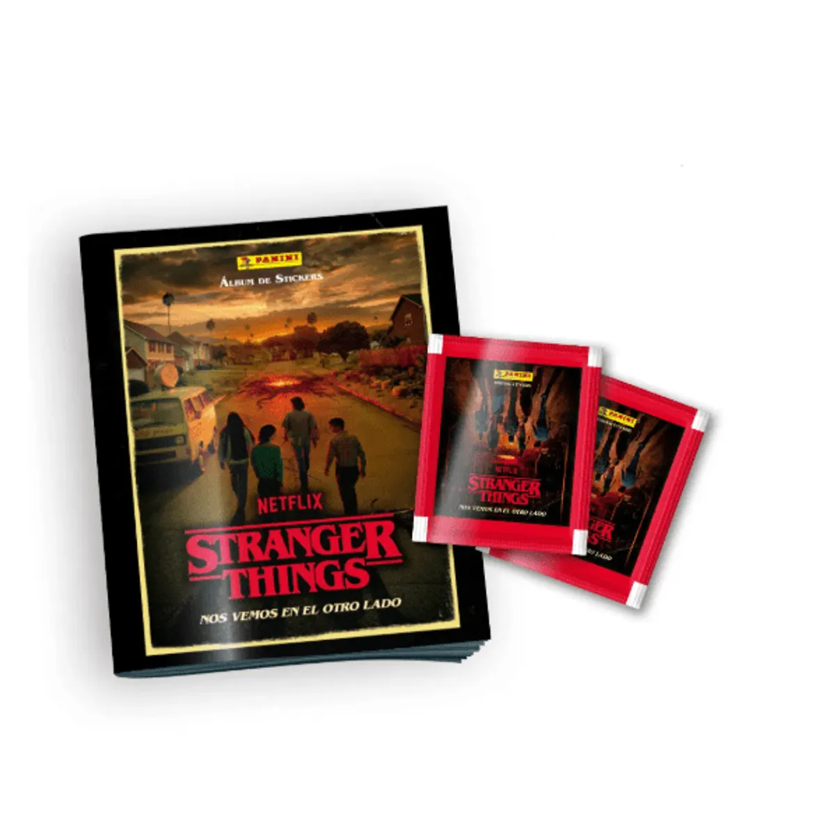 PANINI - ÁLBUM TAPA BLANDA STRANGER THINGS – NOS VEMOS EN EL OTRO LADO + 40 SOBRES