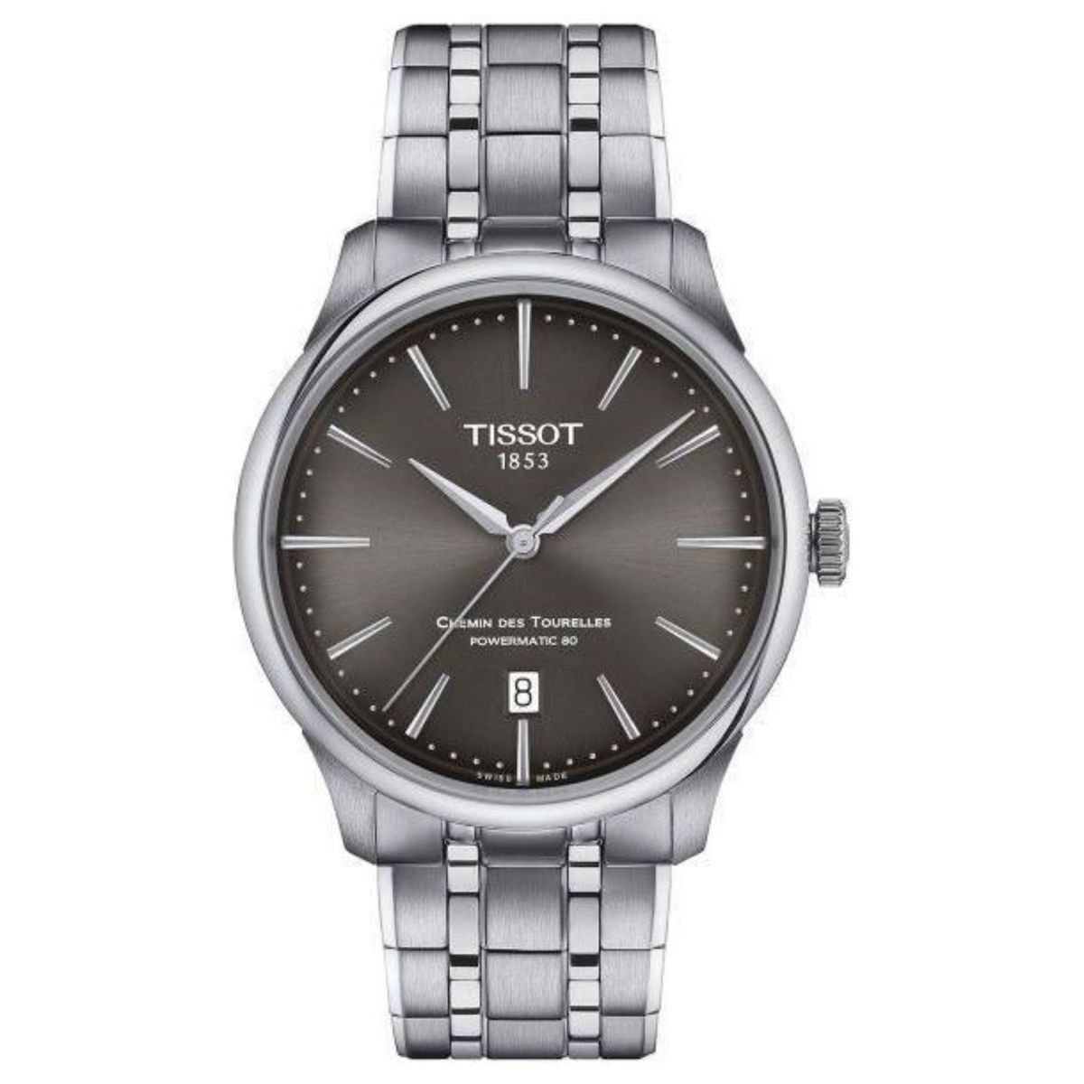 TISSOT - Reloj Tissot Chemin Des Tourelles Powermatic 80 39 mm T1398071106100