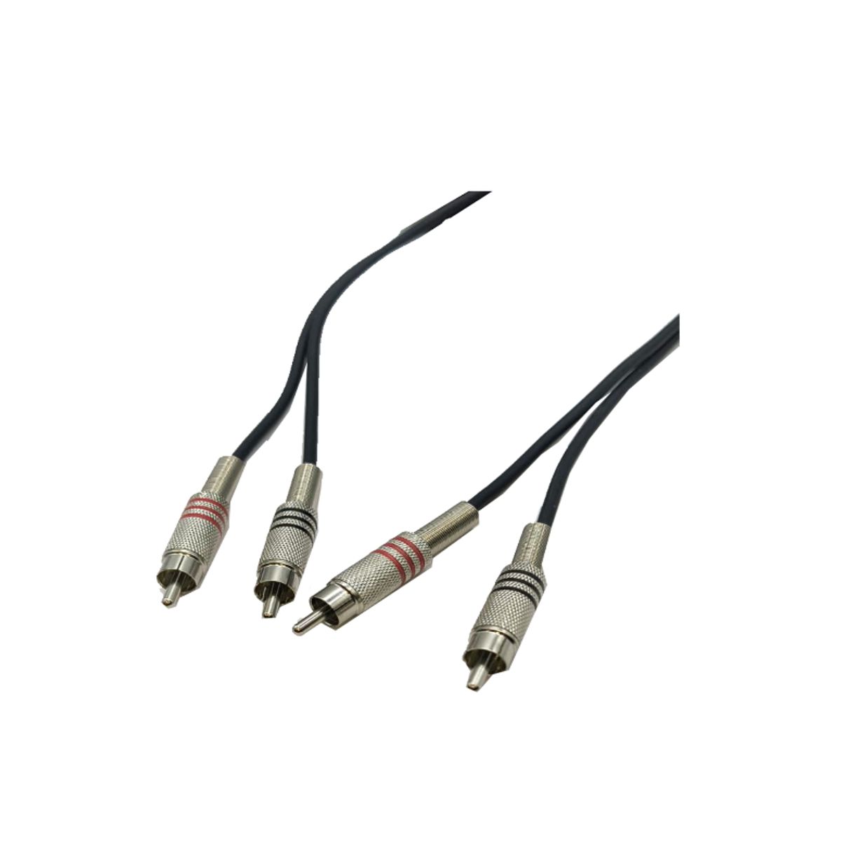 GENERICO - Cable de 15 Metros 2 RCA A 2 RCA Nebraska DRR 15