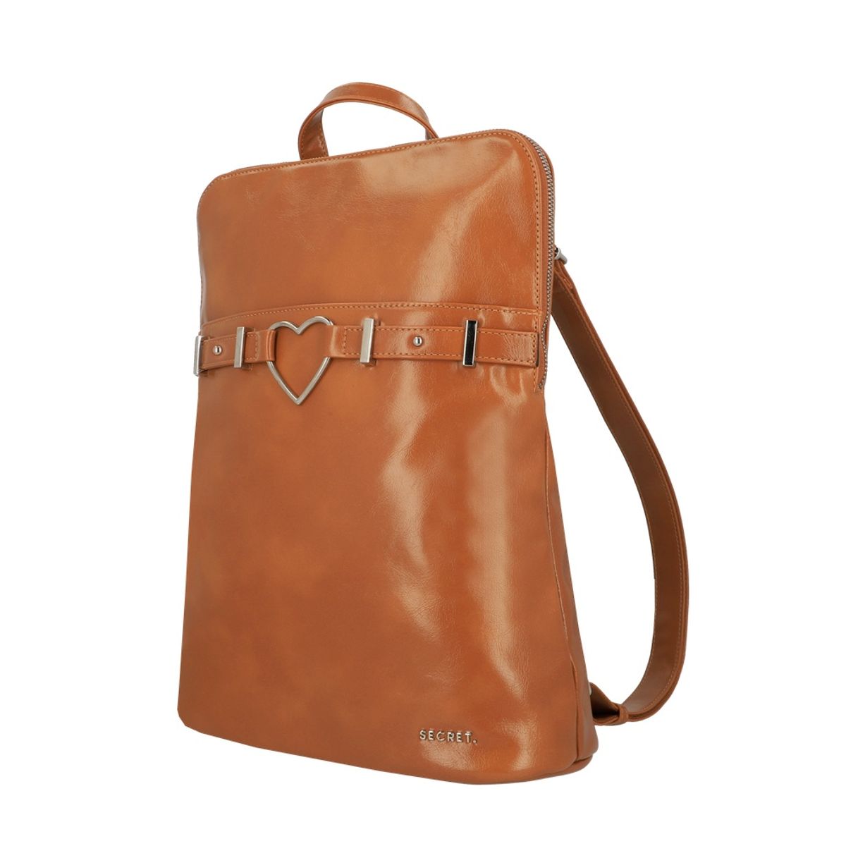 SECRET - Mochila Notebook 15" Secret Seguras Extra Grande PVC Café SC6