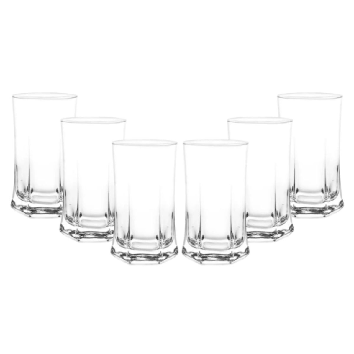 CRISTAR - Set De 6 Vasos Altos 332Cc Vivaldi Transparente