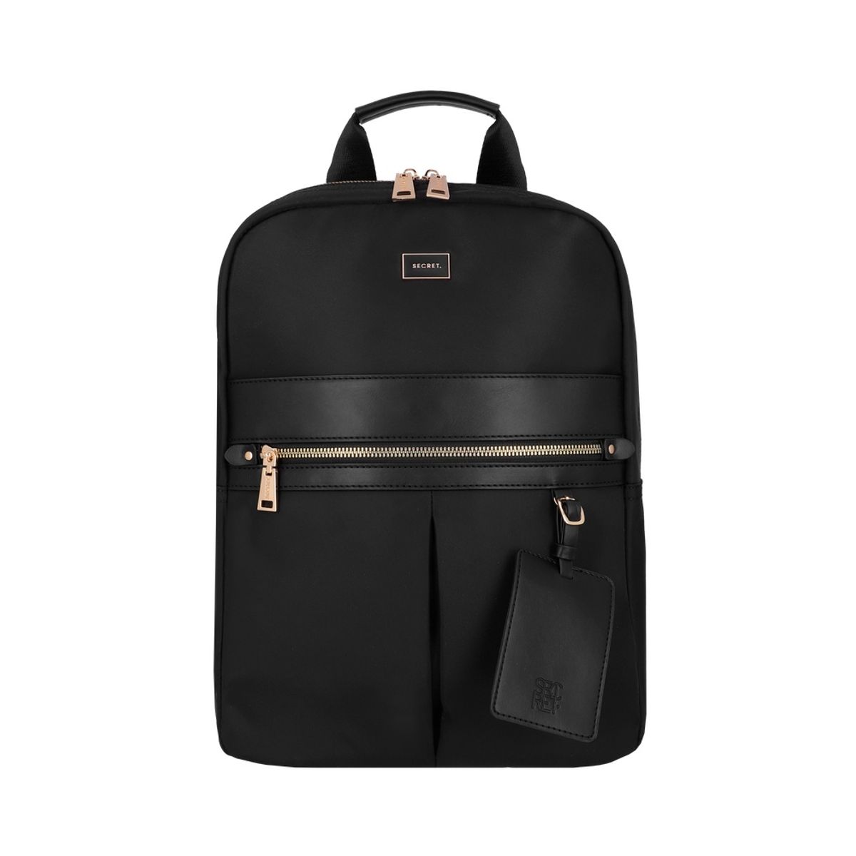 SECRET - Mochila Notebook 14" Secret Lucerna Extra Grande Textil Negro ST6