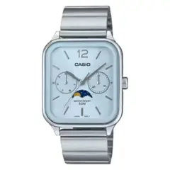 CASIO - Reloj Análogo MTP-M305D-2AV Moonphase Correa de Acero
