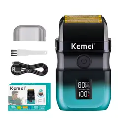 KEMEI - Shaver Profesional KM-T420: Potencia de 3 Velocidades