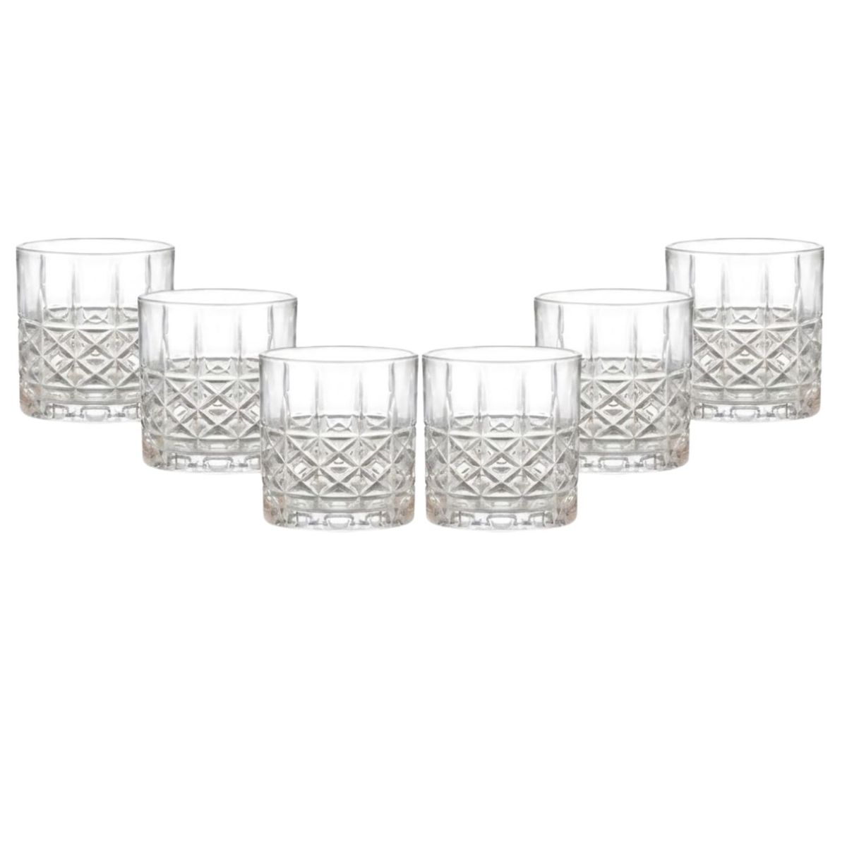 ALLEGRA - Set 12 Vasos Altos y Bajos  Stirling Transparente