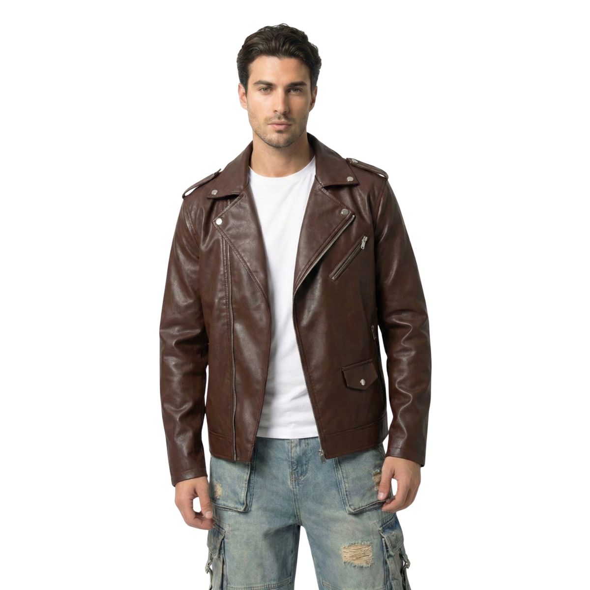 D'JOE - Chaqueta Ecocuero Soft Hombre Milan