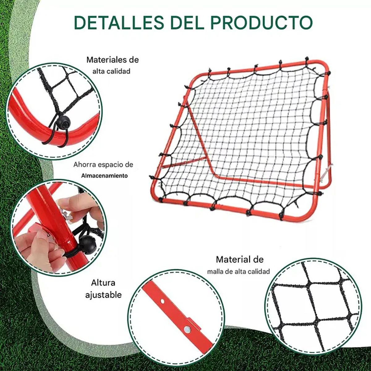 GENERICO - Red Rebotador de Entrenamiento de Fútbol Deportes Ajustable