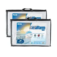 KEYHOME - Pack x2 Almohadas 50x70 Cm Ice&Warm