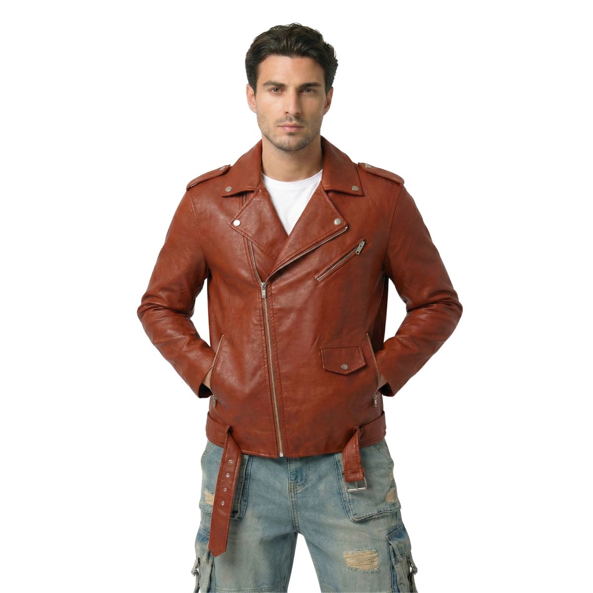 D'JOE - Chaqueta Ecocuero Soft Hombre Milan
