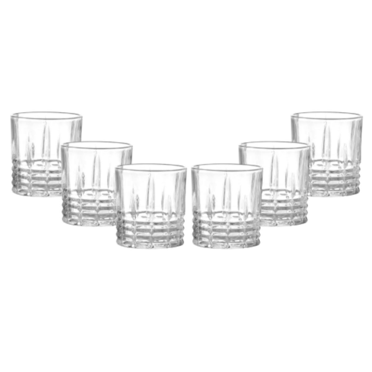 ALLEGRA - Set 6 Vasos Bajos Birmingham 330Cc Transparente