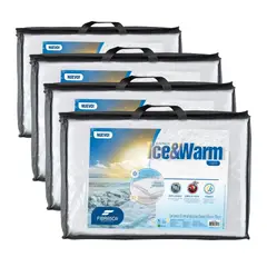 KEYHOME - Pack x4 Almohadas 50x70 Cm Ice&Warm