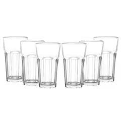 ALLEGRA - Set 6 Vasos Altos de Vidrio 437ml Chicago
