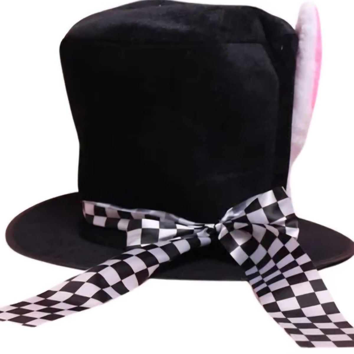 GENERICO - SOMBRERO O GORRO CON OREJAS CONEJO  LOCO DE ALICIA