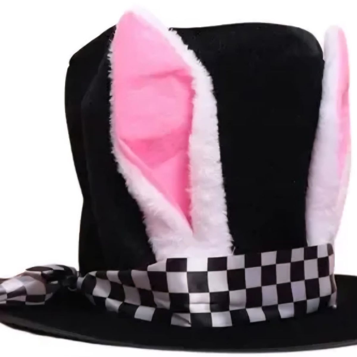 GENERICO - SOMBRERO O GORRO CON OREJAS CONEJO  LOCO DE ALICIA