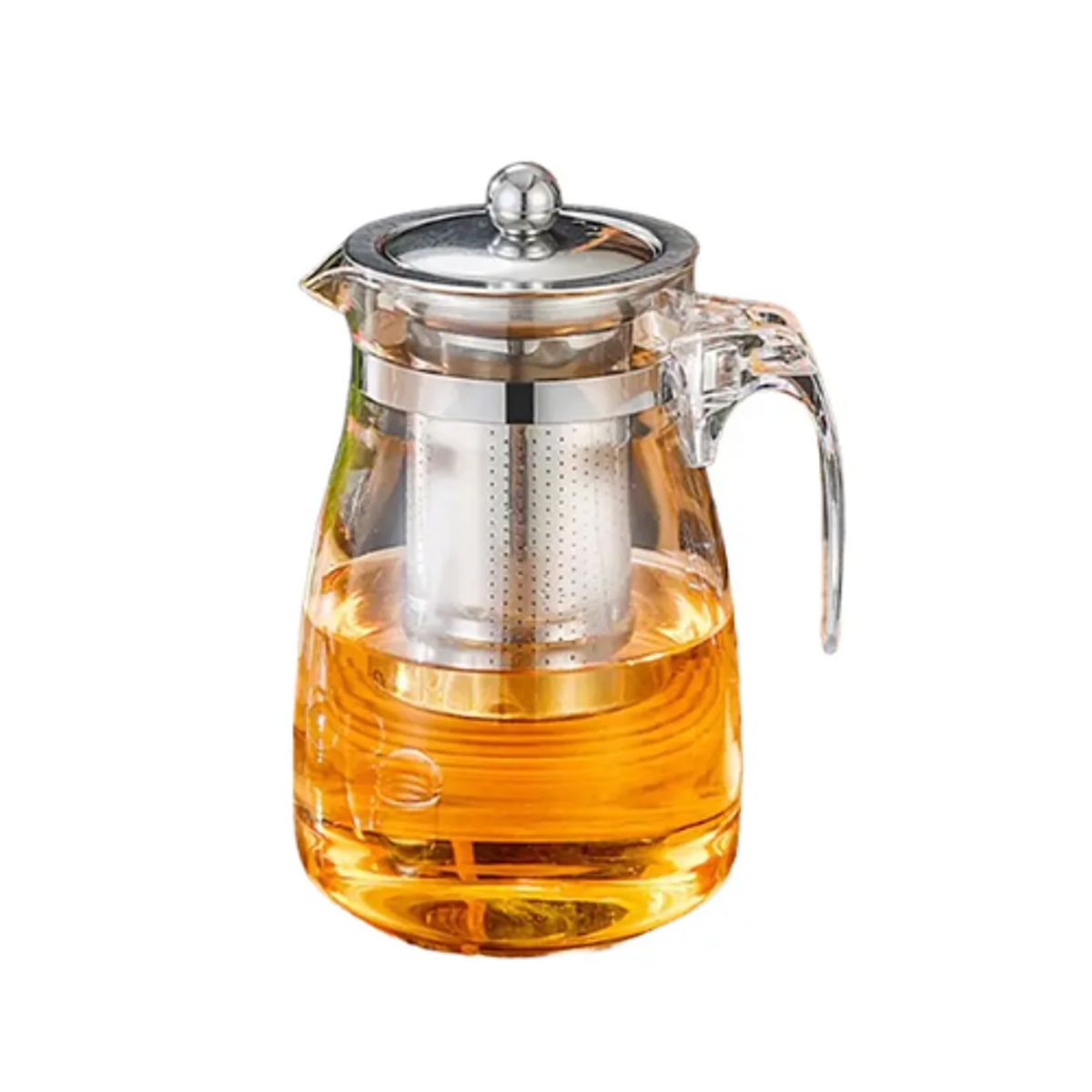 GENERICO - Tetera Té Infusiones Vidrio Con Filtro Acero Inox 750ml