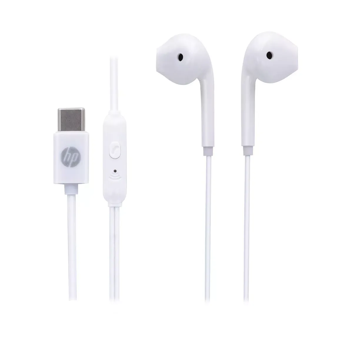 HP - AUDIFONOS ALAMBRICO EARBUDS MUSIC HEADSET TYPE-C BLANCO DHH-3113C