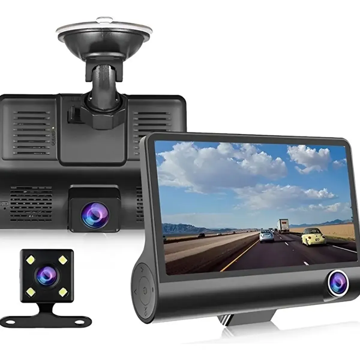 GENERICO - Cámara De Video Dvr Para Auto 1080p Full Hd Y Pantalla