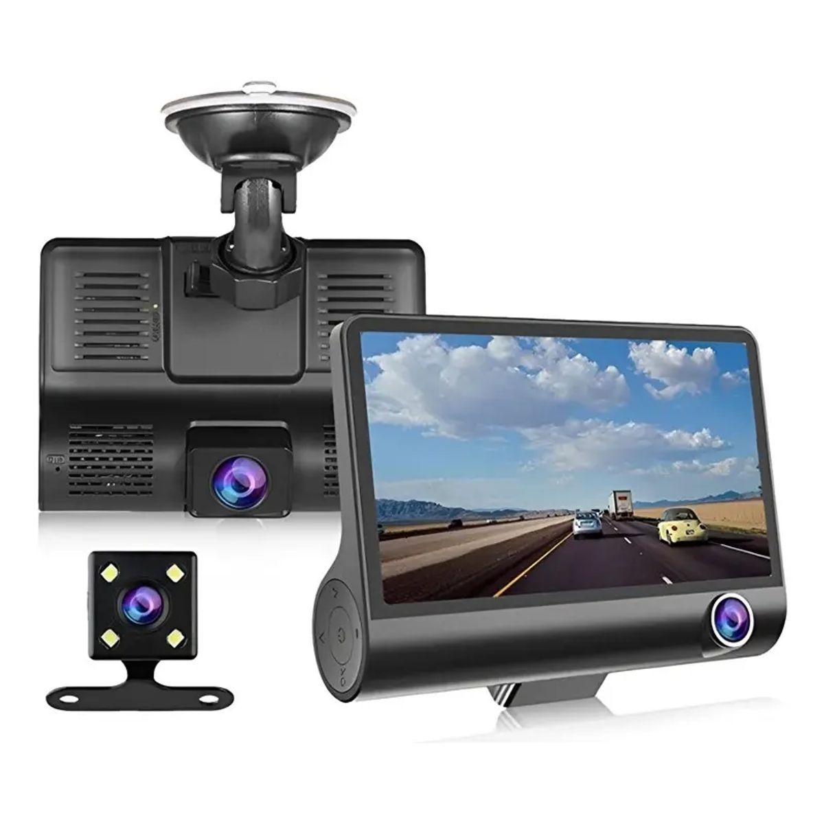 GENERICO - Cámara De Video Dvr Para Auto 1080p Full Hd Y Pantalla