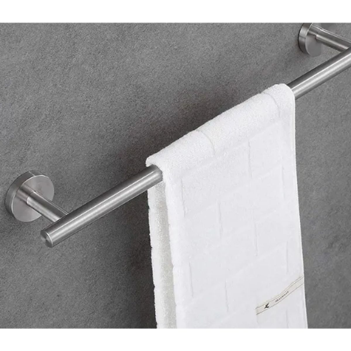 GENERICO - Toallero Baño Barra 40cm Acero Inoxidable