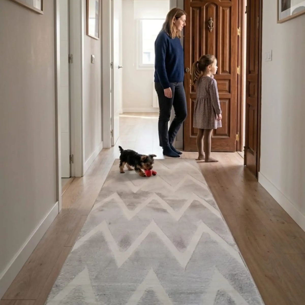 GENERICO - Alfombra Pasillera Moderna Diseño Jacquard 60x160cm