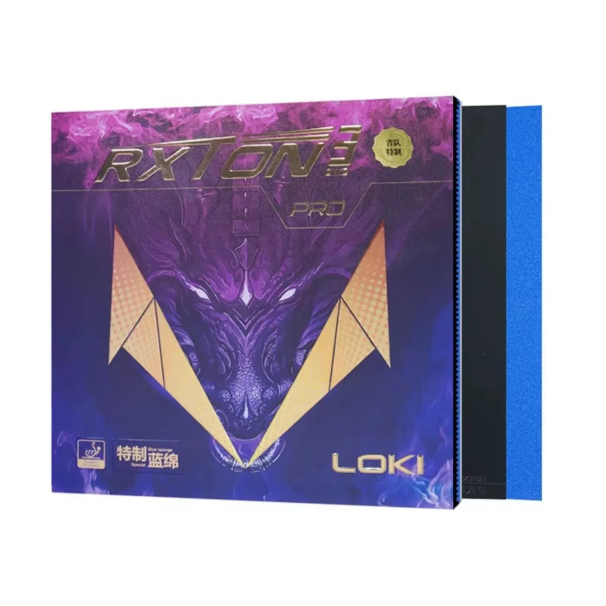 LOKI - Loki Goma Rxton 3 Pro Tenis de Mesa Negro