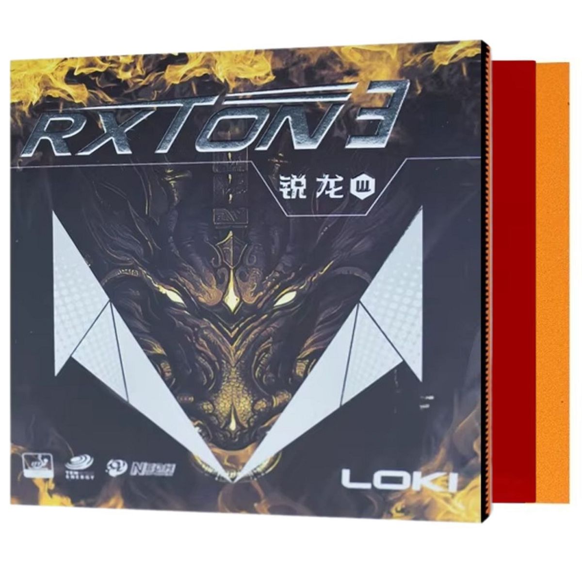 LOKI - Loki Goma Rxton 3 Tenis de Mesa Rojo