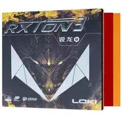 LOKI - Goma Rxton 3 Tenis de Mesa Rojo