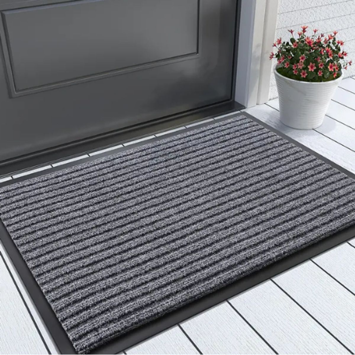 GENERICO - Alfombra Tapete Limpiapiés Para Entrada Exterior 60x40cm