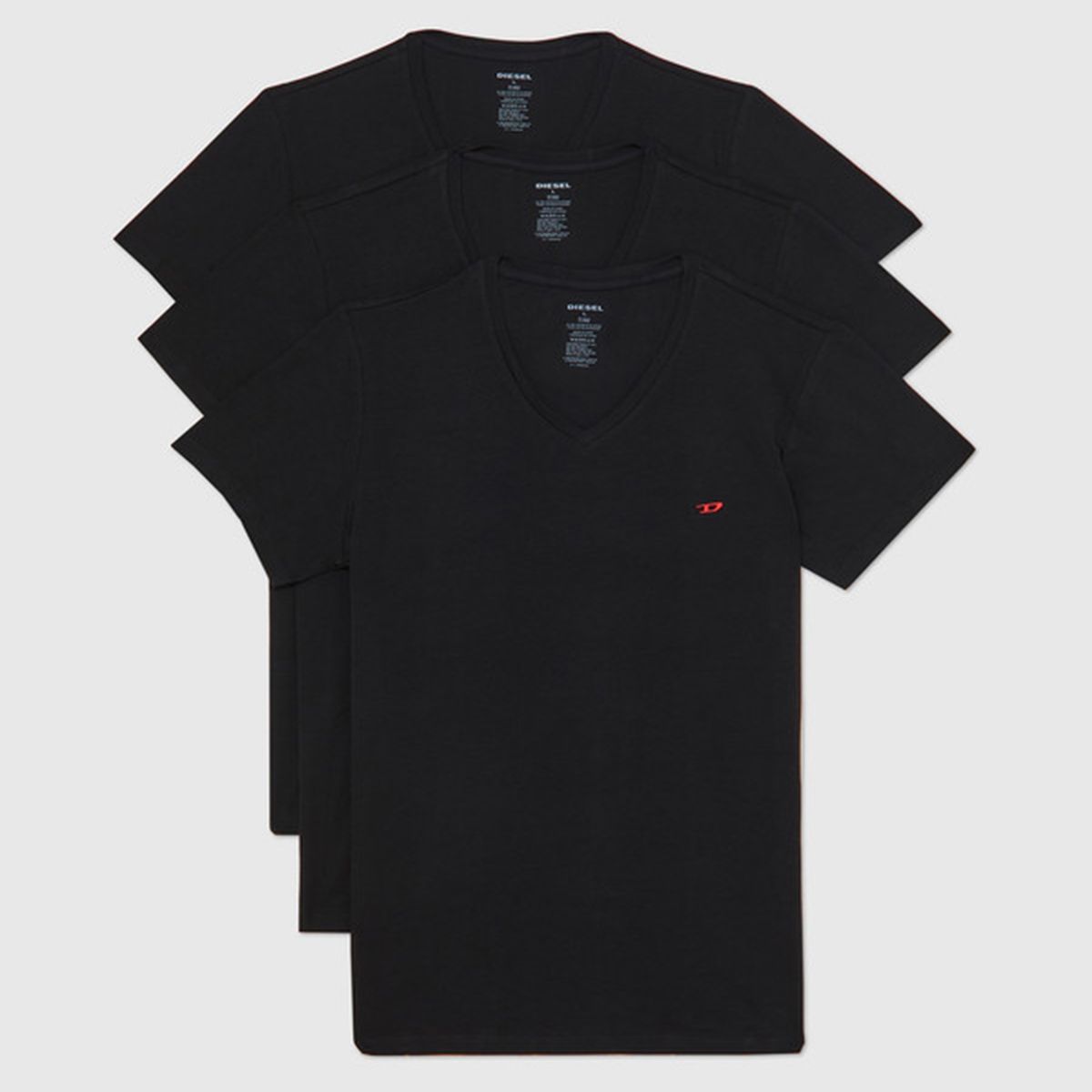 DIESEL - Polera Diesel Umtee Michael3Pack T Shirt