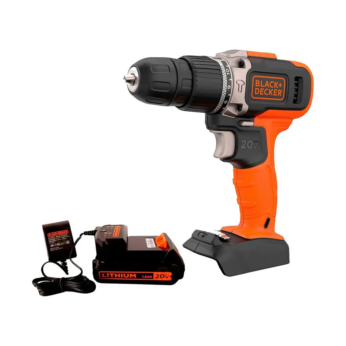 BLACK+DECKER - Taladro percutor inal B&D BCD704C1-B2 20v