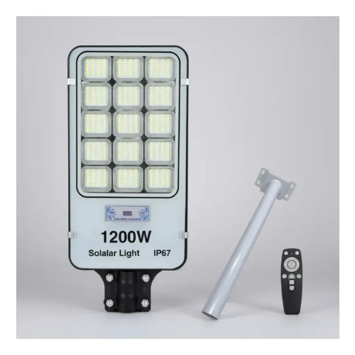 NO LOGO - X3 Foco Solar 1200w Led Iluminacion Alta Potencia Exterior