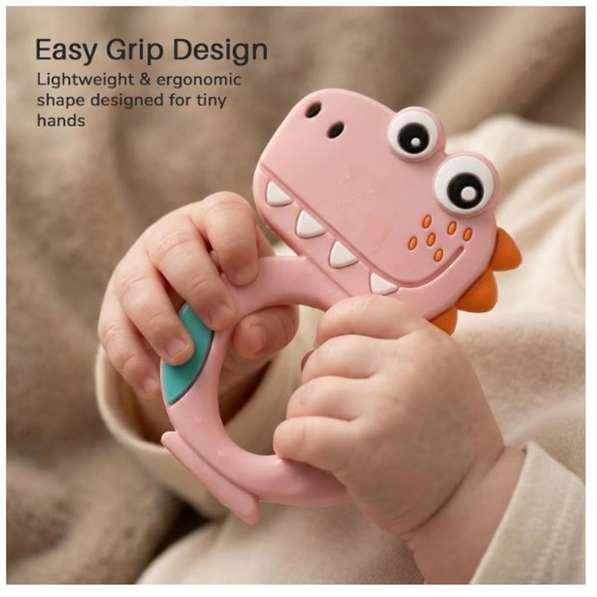 GENERICO - Mordedor De Encías Dinosaurio Para Bebes