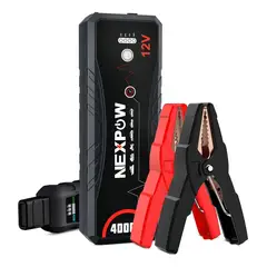 GENERICO - Arrancador De Batería 4000a Portátil NEXPOW Para Coche 8 Cilindros