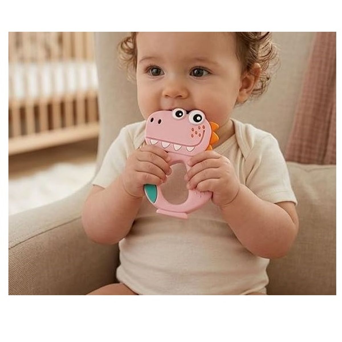 GENERICO - Mordedor De Encías Dinosaurio Para Bebes