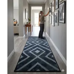 GENERICO - Alfombra de Pasillo Minimalista Jacquard 60x160 Cm