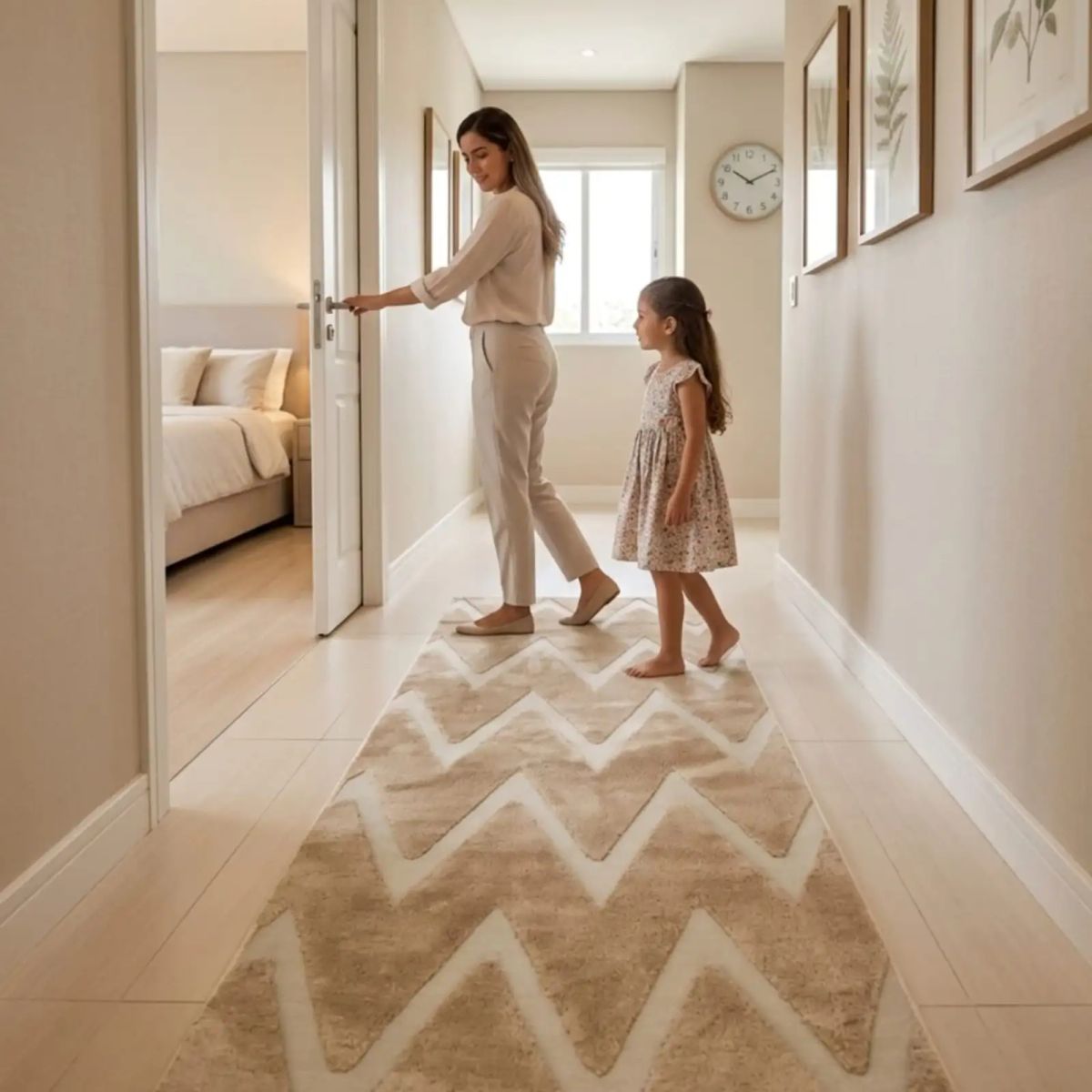 GENERICO - Alfombra de Pasillo Minimalista Jacquard 60x160 Cm