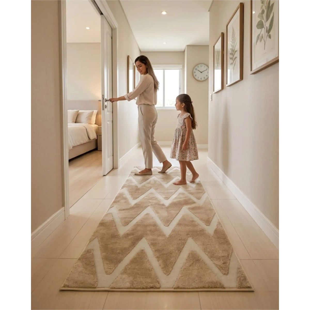 GENERICO - Alfombra de Pasillo Minimalista Jacquard 60x160 Cm