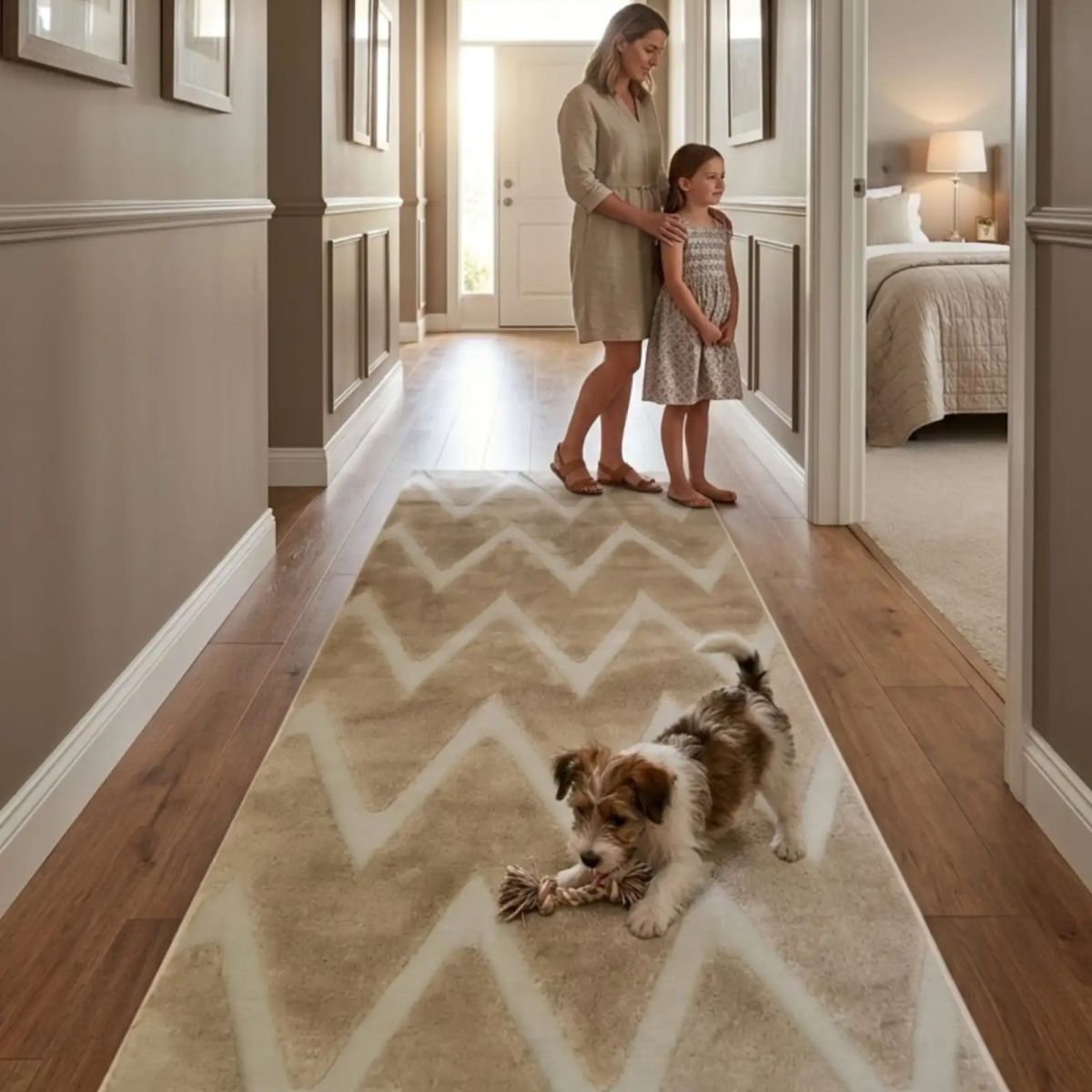 GENERICO - Alfombra de Pasillo Minimalista Jacquard 60x160 Cm