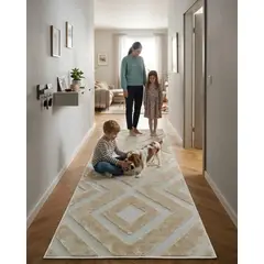 GENERICO - Alfombra de Pasillo Minimalista Jacquard 60x160 Cm
