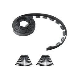 GENERICO - Limitador De Jardín Separador De Césped Burlete 10 metros