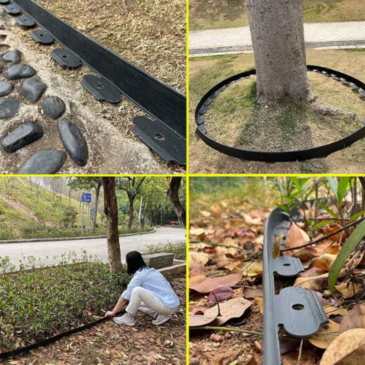 GENERICO - Limitador De Jardín Separador De Césped Burlete 10 metros