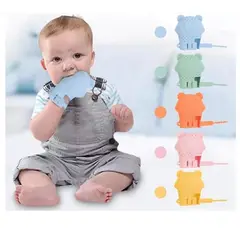 GENERICO - Mordedor De Encías Manopla Para La Dentición De Bebés Silicona