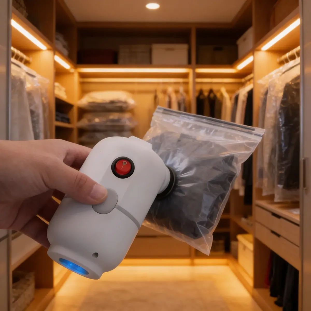NO LOGO - Compresor De Ropa Viajes Con Bolsas Vacio