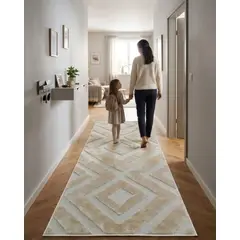 GENERICO - Alfombra Larga Para Pasillo Diseño Jacquard 60x160cm